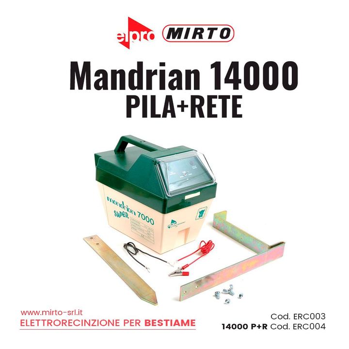 Scopri Mandrian 1400 PILA+RETE di #Elpro ‼

Il #Mandrian, oltre al